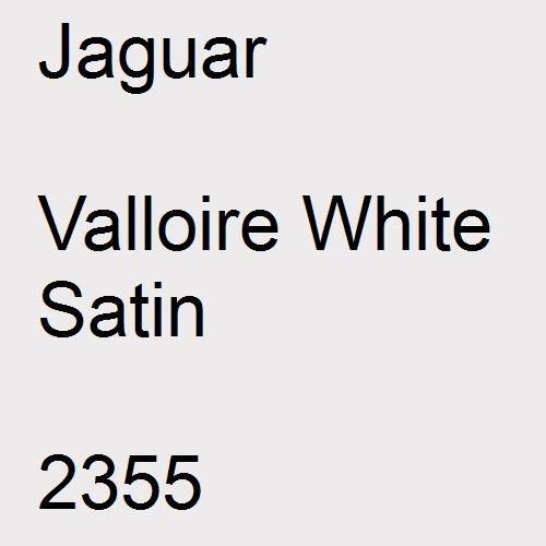 Jaguar, Valloire White Satin, 2355.